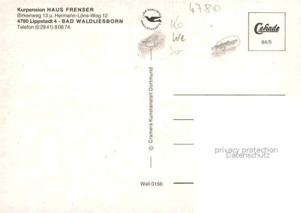 Bad Waldliesborn Kurpension Haus Frenser – Bild 2