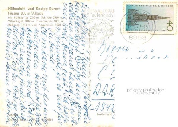Fuessen Allgaeu Köllespitze Schlicke Vilserkegel Breite – Bild 2