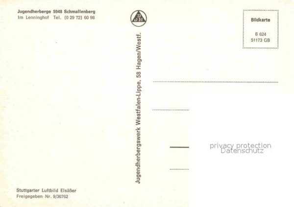 Schmallenberg Jugendherberge Fliegeraufnahme Lenningh – Bild 2