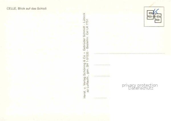 Celle Niedersachsen Fliegeraufnahme Schloss – Bild 2