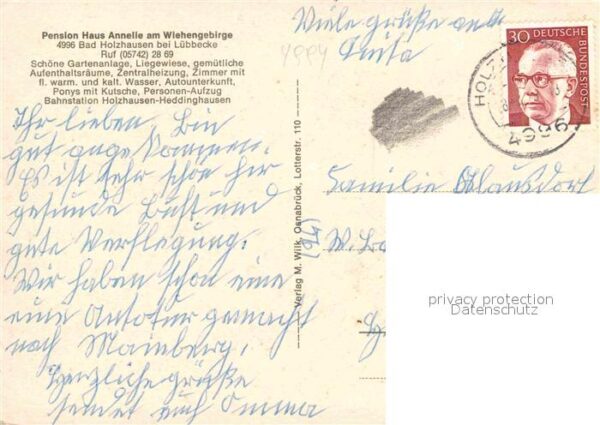 Bad Holzhausen Luebbecke Pension Haus Annelle am Wiehengebirge – Bild 2
