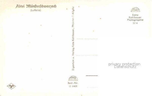 Muensterschwarzach Fliegeraufnahme Abtei – Bild 2