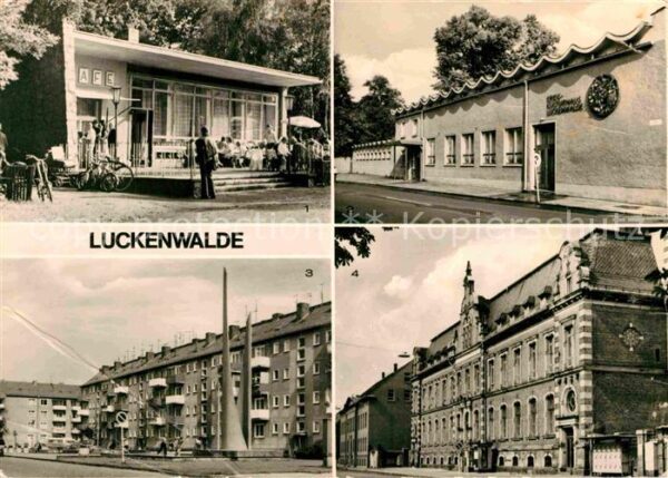 Luckenwalde Leninplatz Kreiskulturhaus Stadtpark