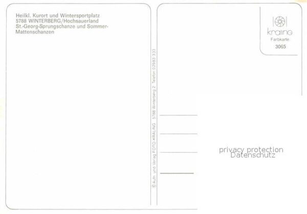 Winterberg Hochsauerland St. Georg Sprungschanze und Sommermatte – Bild 2
