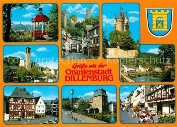 Dillenburg Oranienstadt Schloss Fachwerk