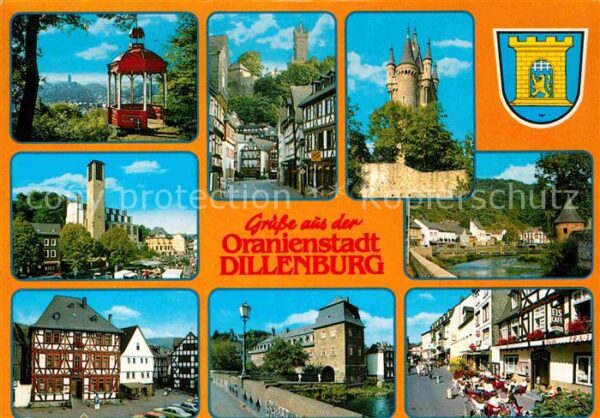 Dillenburg Oranienstadt Schloss Fachwerk