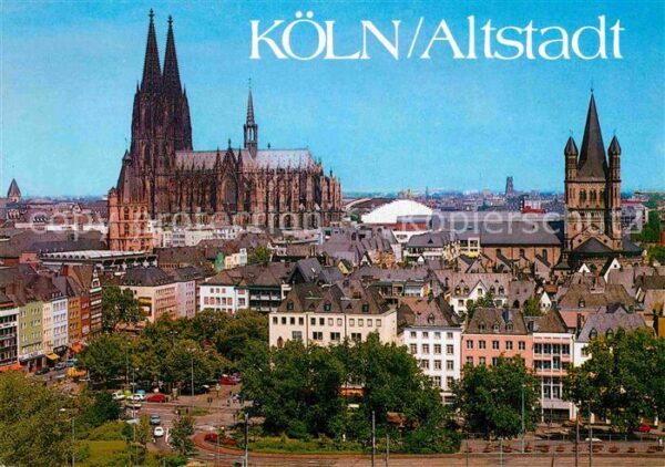 Koeln Rhein Heumarkt Dom Groß-St.Martin