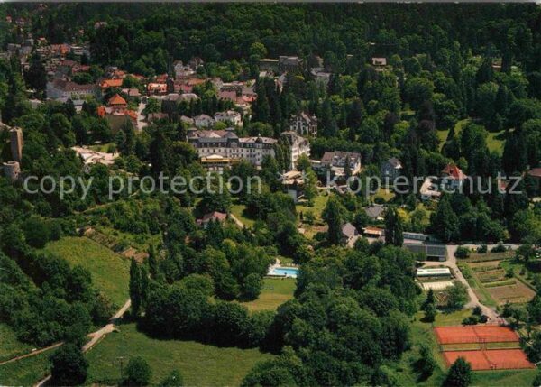 Badenweiler Fliegeraufnahme Hotel Römerbad