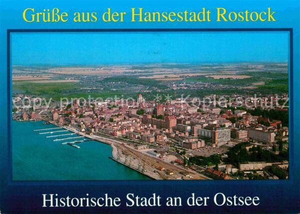Rostock Fliegeraufnahme Hafen