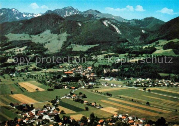 Brannenburg Fliegeraufnahme mit Wildalpjoch