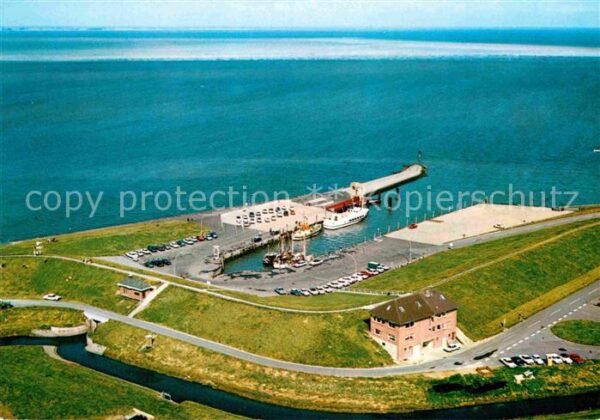 Nordstrand Fliegeraufnahme Hafen Strucklahnugshörn