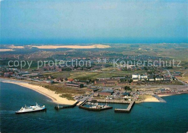 Sylt Fliegeraufnahme Lister Hafen