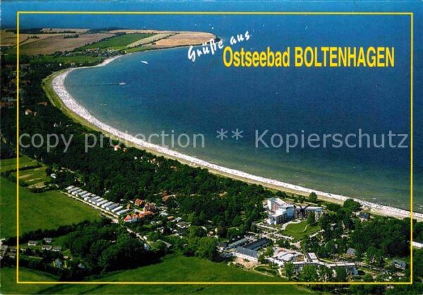Boltenhagen Ostseebad Fliegeraufnahme mit Strand