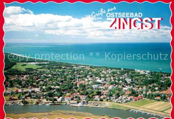 Zingst Ostseebad Fliegeraufnahme Fischland Darß Zingst