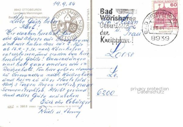 Ottobeuren Fliegeraufnahme Basilika und Benediktin – Bild 2