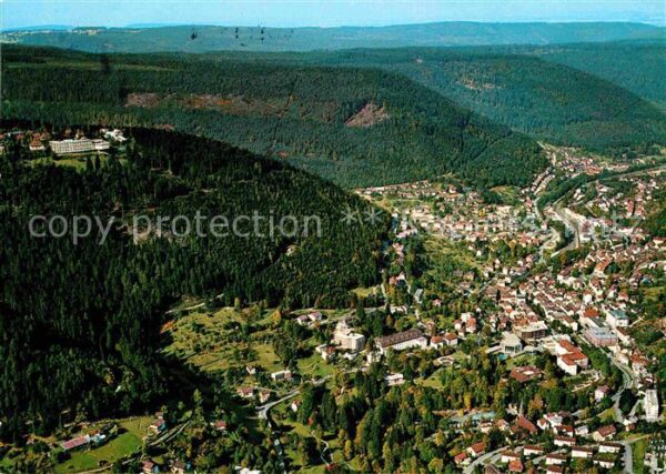 Wildbad Schwarzwald Fliegeraufnahme