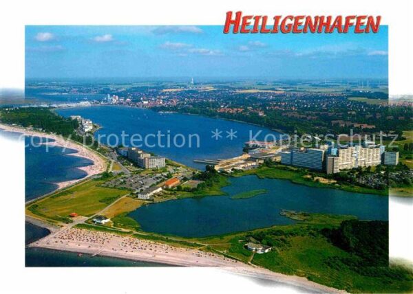 Heiligenhafen Ostseebad Fliegeraufnahme mit Strand