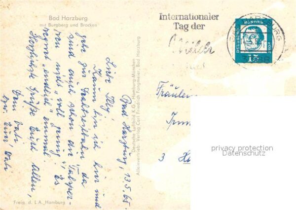 Bad Harzburg Fliegeraufnahme mit Burgberg und Brocke – Bild 2