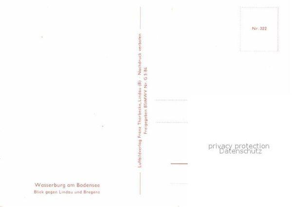 Wasserburg Bodensee Fliegeraufnahme mit Lindau und Bregenz – Bild 2