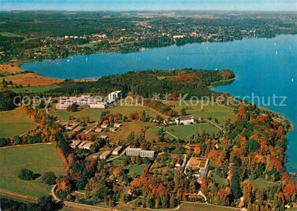 Bernried Starnberger See Fliegeraufnahme