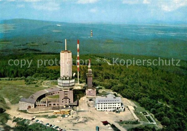 Feldberg Taunus Fliegeraufnahme mit Sendetürmen