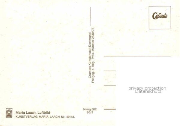 Maria Laach Glees Fliegeraufnahme Abtei – Bild 2