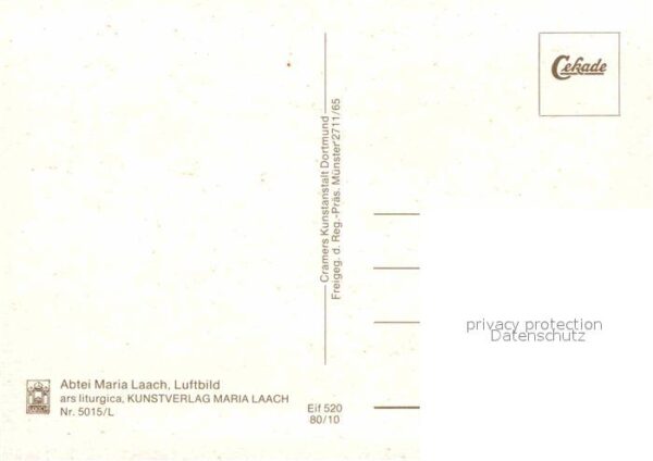 Maria Laach Glees Fliegeraufnahme Abtei – Bild 2