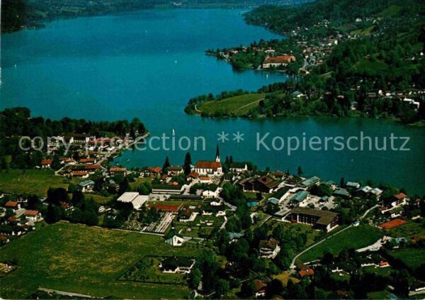 Rottach-Egern Fliegeraufnahme am Tegernsee