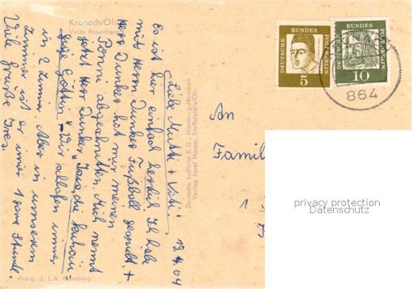 Kronach Oberfranken Fliegeraufnahme Veste Rosenberg – Bild 2