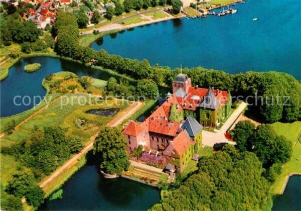 Aalholm Fliegeraufnahme Slot pr. Nysted