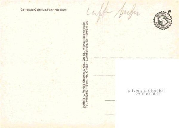 Nieblum Fliegeraufnahme Golfclub – Bild 2