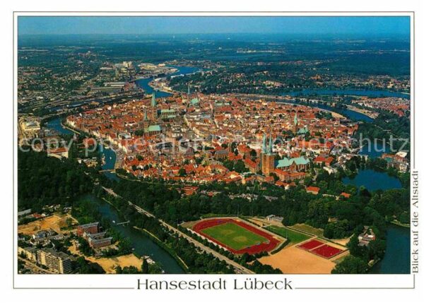 Luebeck Fliegeraufnahme