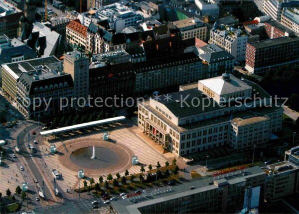 Leipzig Fliegeraufnahme mit Augustusplatz und O
