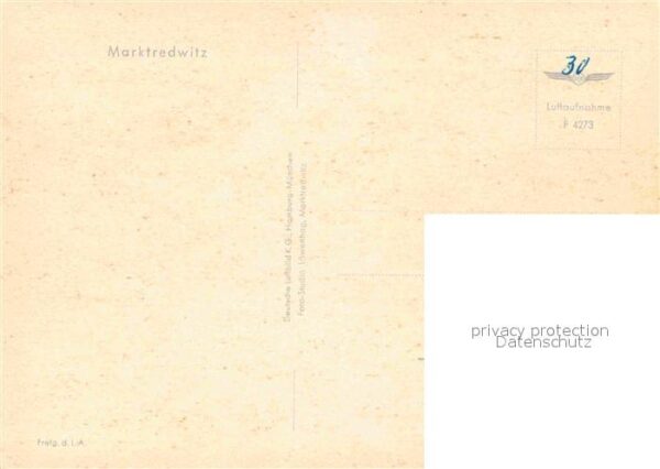 Marktredwitz Fliegeraufnahme – Bild 2