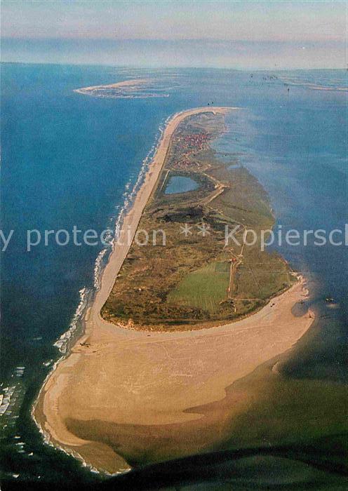 Juist Nordseebad Fliegeraufnahme ganze Insel