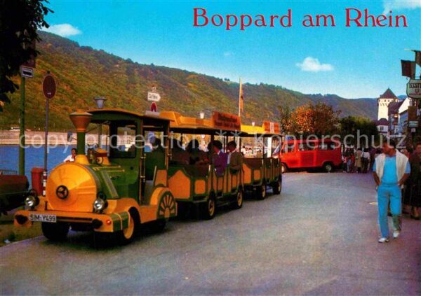 Boppard Rhein Bahn für Stadtrundfahrten
