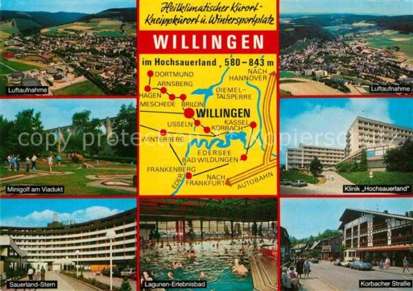 Willingen Sauerland Klinik Hochsauerland Kurpark  Minigolf