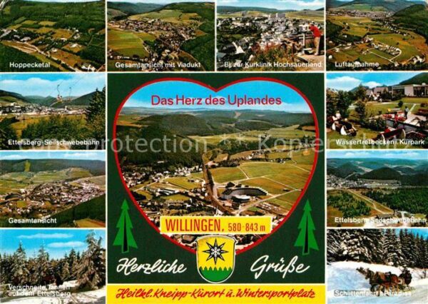 Willingen Sauerland Hoppecketal Ettelsberg Kurpark Klinik-H