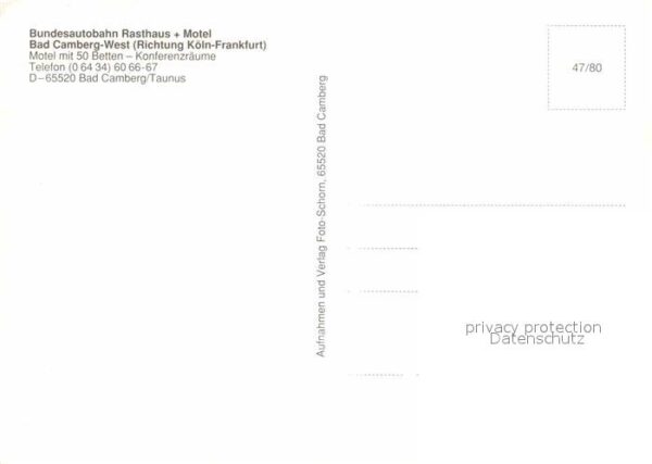 Bad Camberg BAB Rasthaus Motel Bad Camberg West – Bild 2