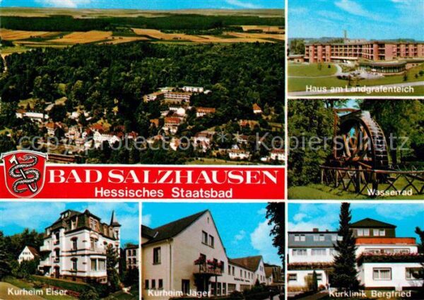 Bad Salzhausen Fliegeraufnahme Haus am Landgrafenteich