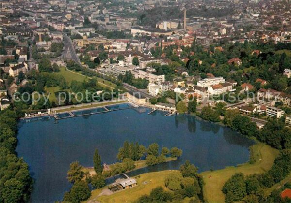 Darmstadt Fliegeraufnahme Am großen Woog