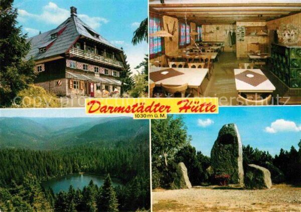 Seebach Ortenaukreis Darmstädter Hütte bei Wildsee und Ruhes