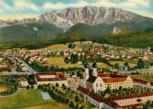 Benediktbeuern mit Benediktenwand ältestes Kloster Obe
