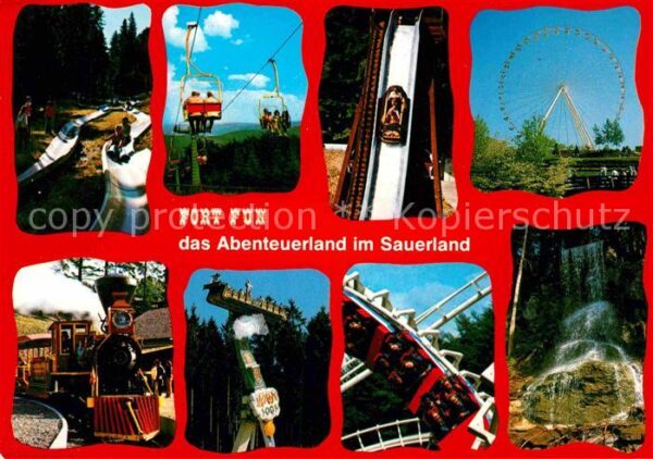 Bestwig Fort Fun Abenteuerland Wasserfall Riese