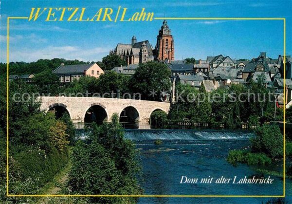Wetzlar Dom mit Lahnbrücke