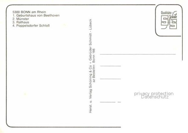 Bonn Rhein Geburtshaus von Beethoven Münster Poppe – Bild 2