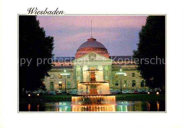 Wiesbaden Kurhaus Brunnen