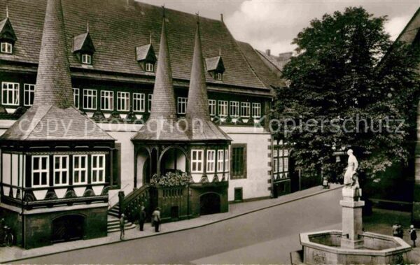 Einbeck Niedersachsen Rathaus Eulenspiegelbrunnen