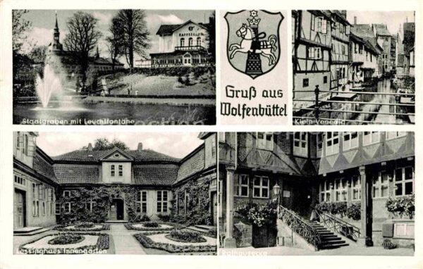 Wolfenbuettel Stadtgraben Leuchtfontäne Lessinghaus I
