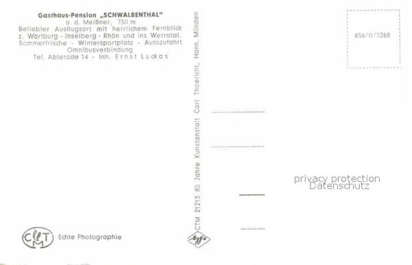 Meissner Gasthaus Schwalbental Sender Frau Holle – Bild 2